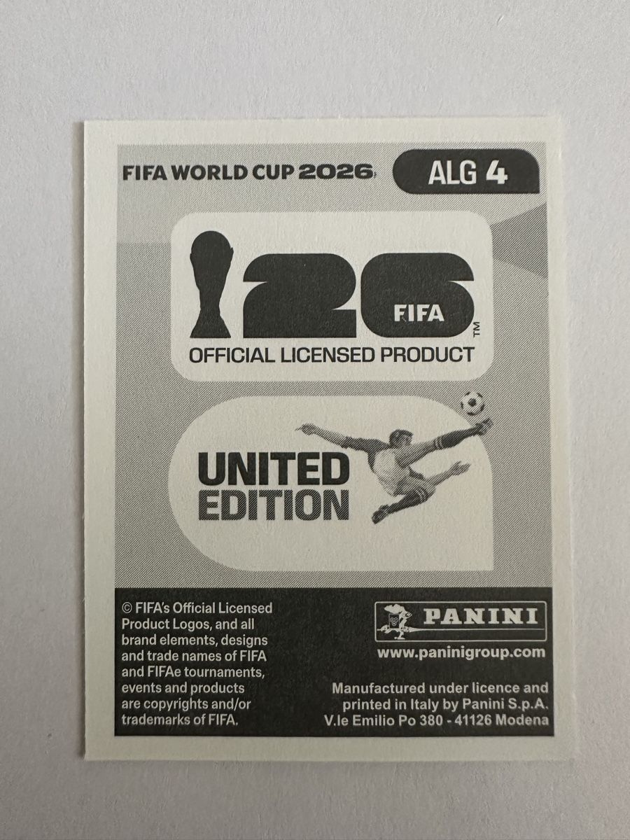 Panini Carte collezionabili: Panini Sticker WM 2026 ALG 4 Youcef Atal – Nuovo (secondo la descrizione) da Herisau venduto da Ballenberger 1
