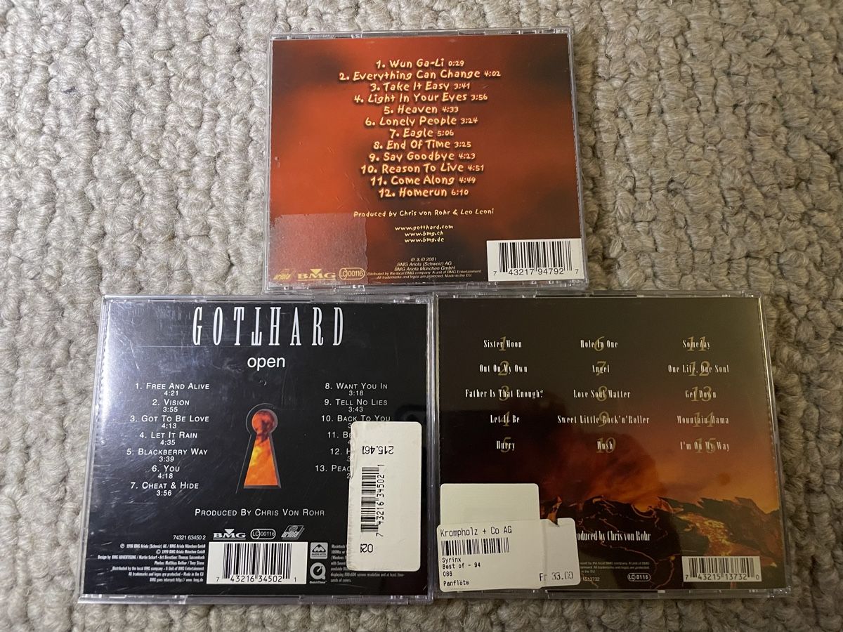 CDs: 3x Gotthard  – D'occasion à Reinach AG par trigger7811 1