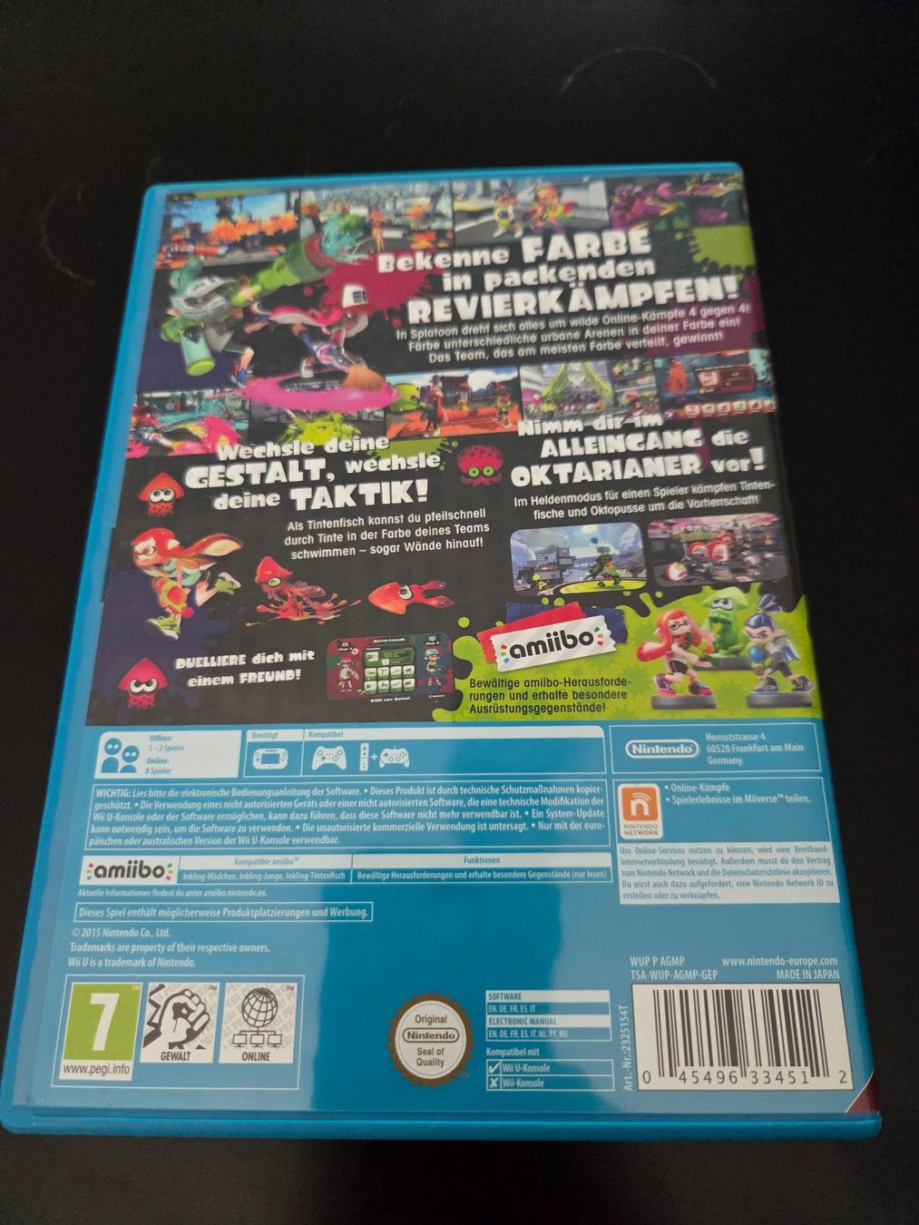 Nintendo Spiele: Splatoon für Nintendo Wii U – Gebraucht aus Vilters von oOLinkOo 1