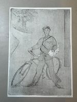 Ernst Morgenthaler Lithografie original signiert 30x42cm