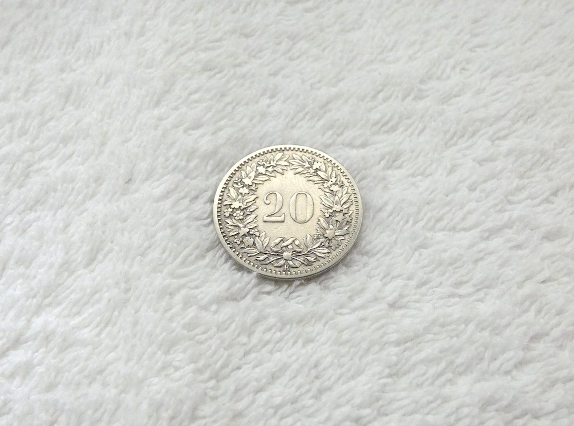 Tutti le monete: 20 centimes/rappen 1885 – Usato da Nyon venduto da Ilmi09 1