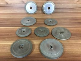 Posten verschiedene gebrauchte Diamant Schleifscheiben