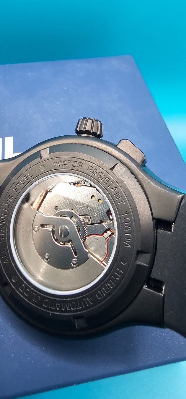 Jacques Lemans Orologi: Jacques Lemans Hybromatic Automatik Uhr – Nuovo e nell'imballaggio originale da Schaffhausen venduto da Zwergelster 1