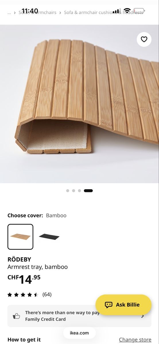 Articles en bois: IKEA wooden couch arm rests  – Neuf (Voir description) à Basel par VanBuyer2010 4