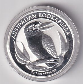 Tutti le monete: Kookaburra 2012 - 1 oz Silber BU – Nuovo e nell'imballaggio originale da Birr venduto da Chrysaor