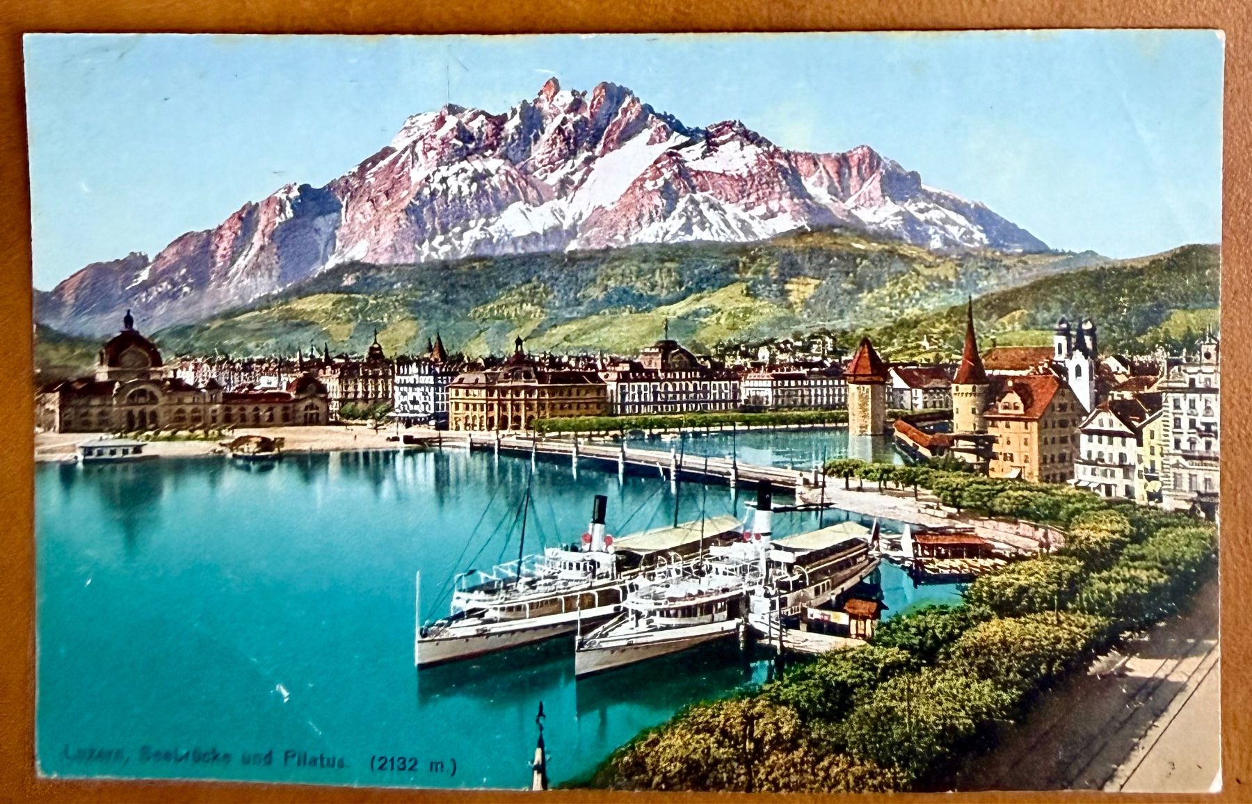 Ansichtskarten: Luzern - Dampfschiff 1922 – Gebraucht aus Lutry von Ediego