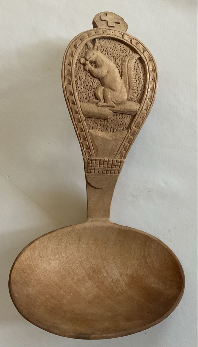 Löffel: Cuillère en bois sculpté – Gebraucht aus Corseaux von Mililaforet75