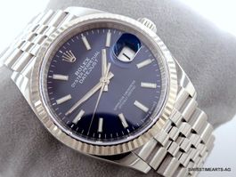ROLEX DATEJUST CHRONOMETER BLUE 16233 AUTOMATIK 36MM 2019