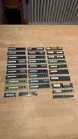 30x RAM-Riegel Konvolut – Verschiedene Modelle – Ungetestet