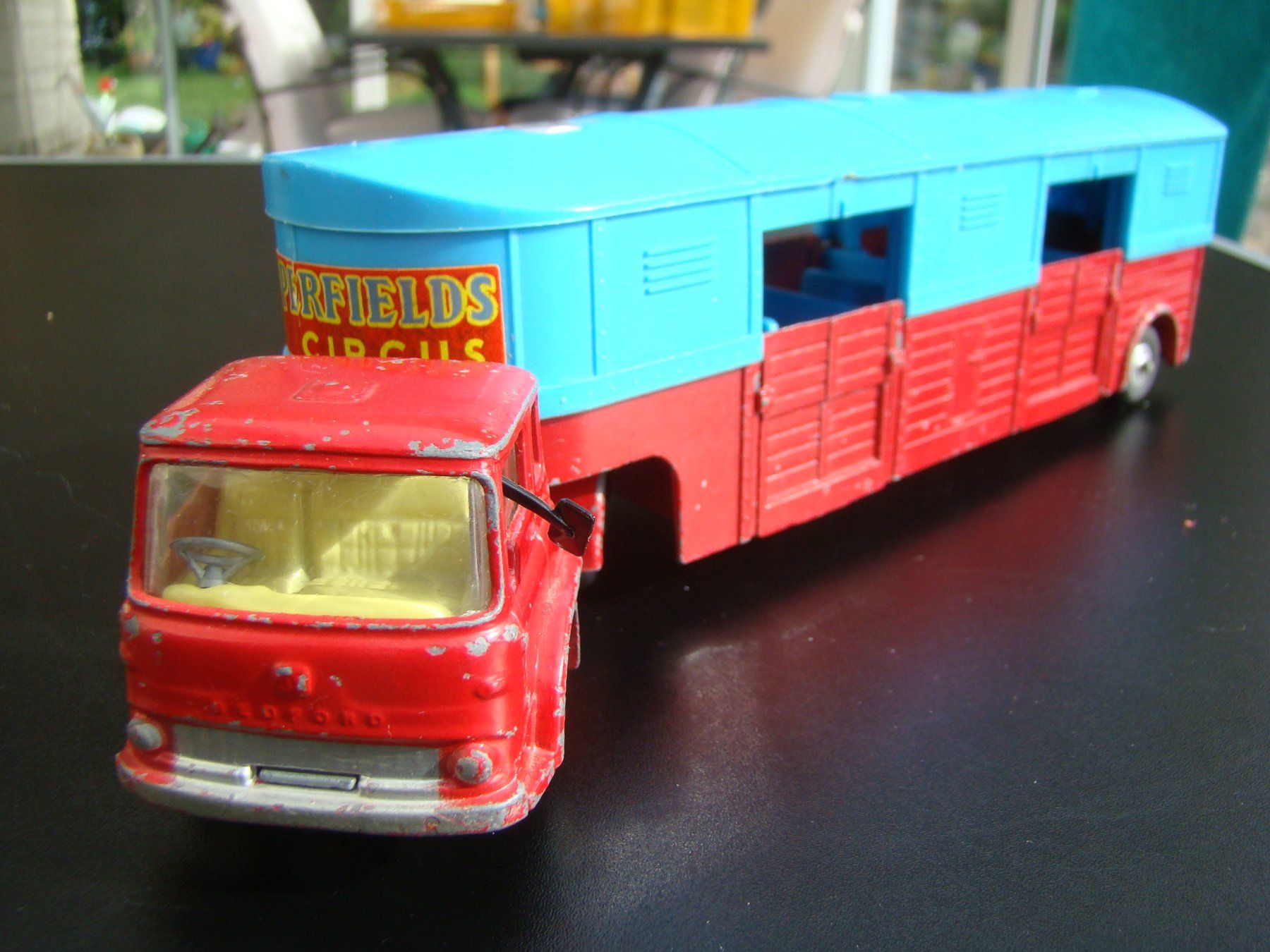 Dinky Toys Modellini d'auto: Corgi Major Bedford Chipperfields Pferdetransporter cool rar – Usato da Walzenhausen venduto da Vanquish711 9