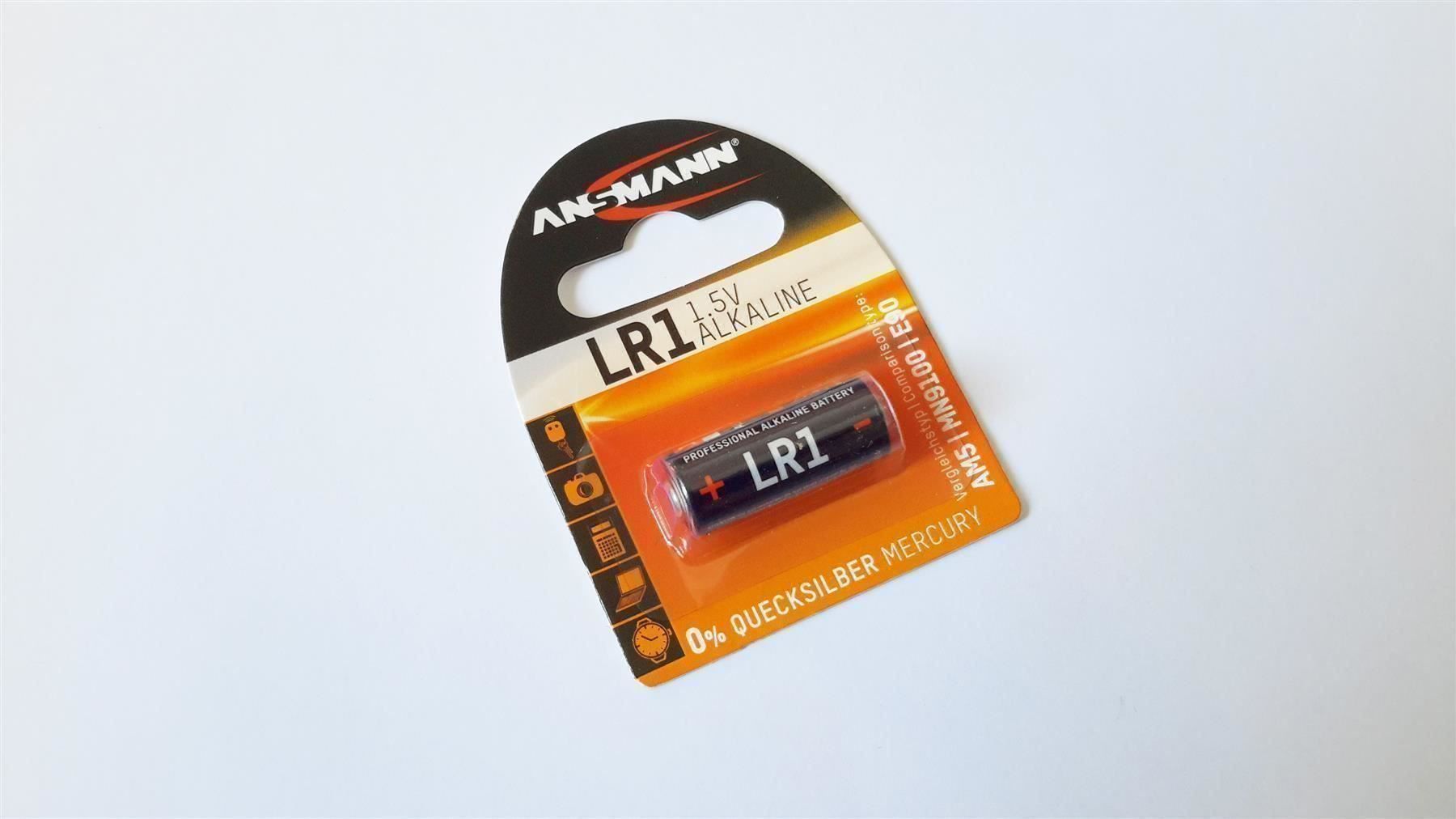 Caricatori & Batterie: Batterie Alkaline LR1, 1.5V, ANSMANN – Nuovo e nell'imballaggio originale da St. Gallen venduto da cointec 1