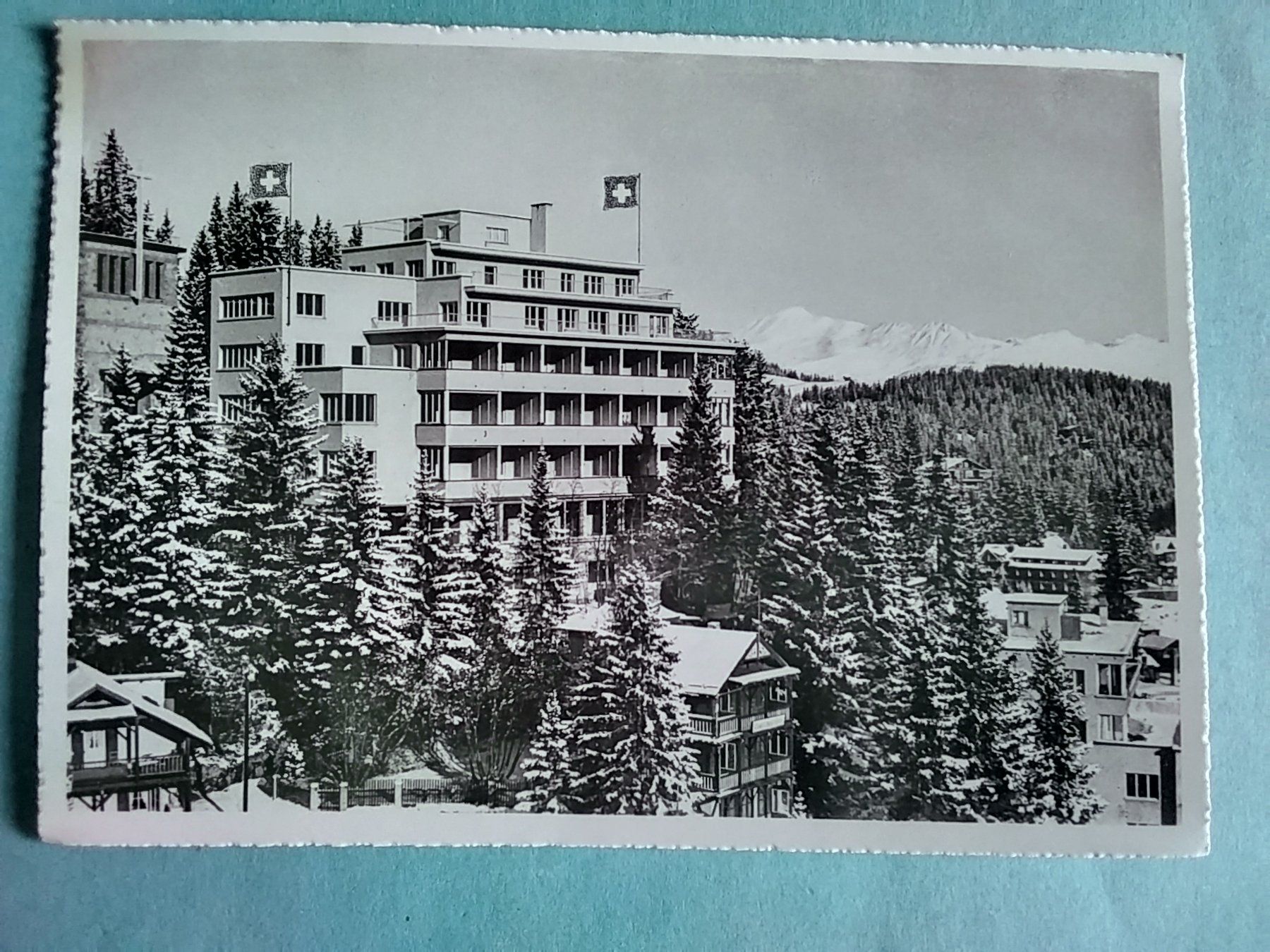Ansichtskarten: Arosa Hotel Hohenfels – Gebraucht aus Appenzell von lama19