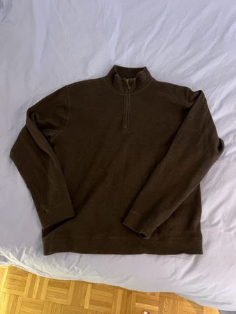 Brooks Brothers Pullover braun XL Reisverschluss
