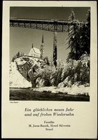 SCHULS AK Neujahr - Hotel Silvretta Scuol - M. Juon-Rauch