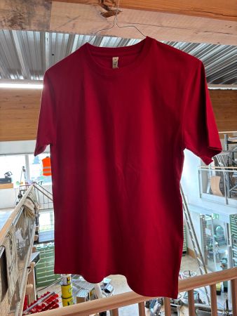 10 Stk. Rote EarthPositive Bio Baumwoll T-Shirts, Grösse M
