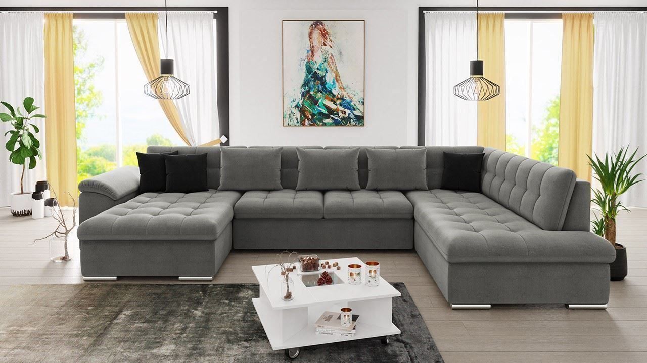 Divani: Wohnlandschaft Sofa Rechts mit Bettkasten + Schlaffunktion – Nuovo e nell'imballaggio originale da Wallenwil venduto da toesstal-vertrieb 2