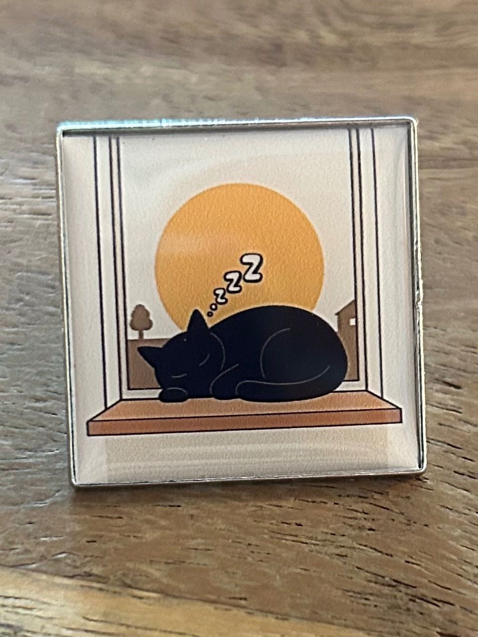 Placchette & Badge: Pin Katze Fenster – Nuovo e nell'imballaggio originale da Geneve venduto da vane267