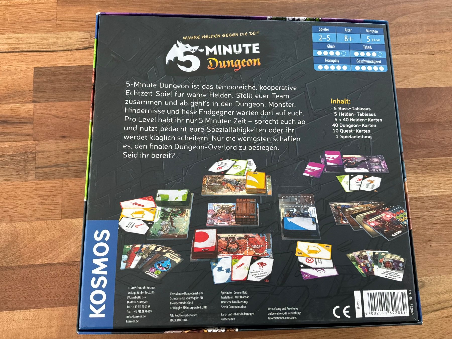 Giochi: 5 Minute Dungeon Spiel – Usato da Wangen SZ venduto da Pinguin99 1