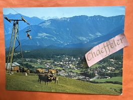Flims, flick von Foppa auf Flims- Dorf und Waldhaus