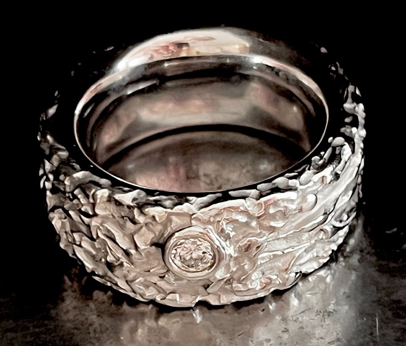 Ringe: Weissgold - Diamant Ring - vom Goldschmied – Neu und originalverpackt aus Jona von Herzschmiede 1