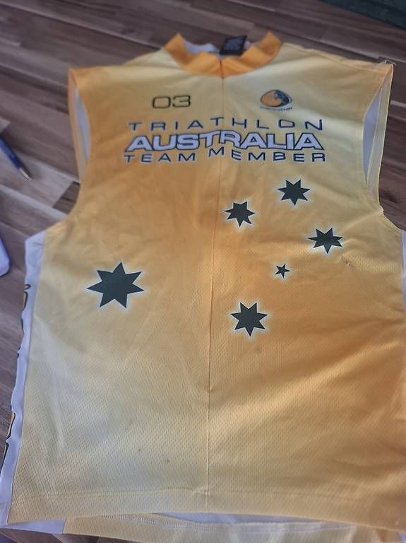 Leibchen & Hosen: Pull de velo ou triathlon Australie – Gebraucht aus Monthey von australie 3