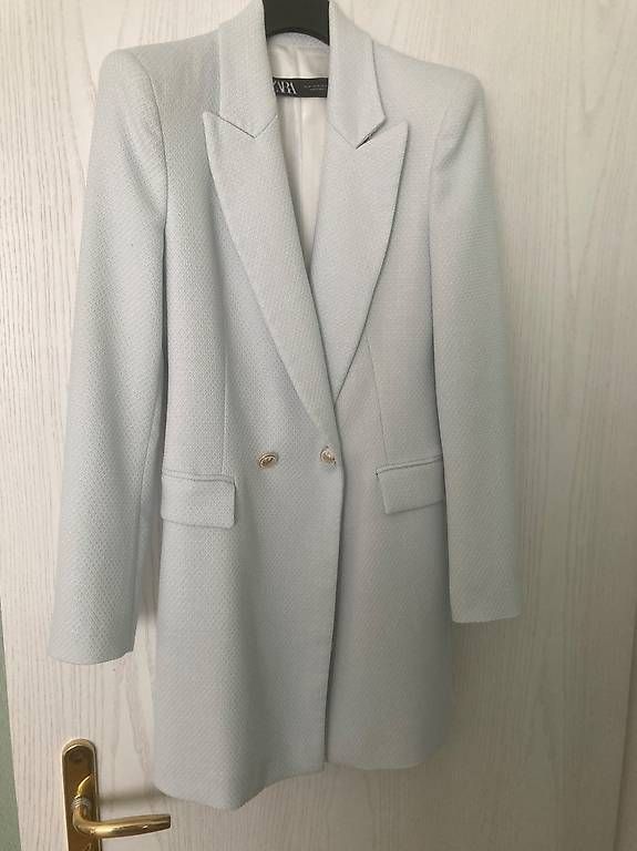 Giacche: Neu! ZARA Longblazer bleu Grösse 34 – Usato da Oberegg venduto da Modetrend1a 2