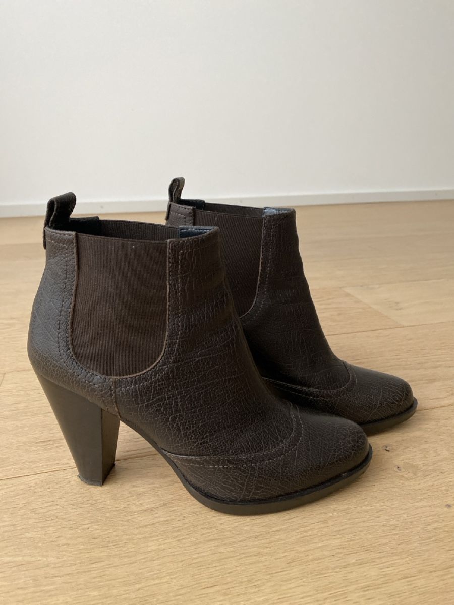 Navyboot Scarpe da donna: Navyboot Leather Ankle Boots EU 39 Brown – Nuovo (secondo la descrizione) da Vesenaz venduto da nat_mq8l