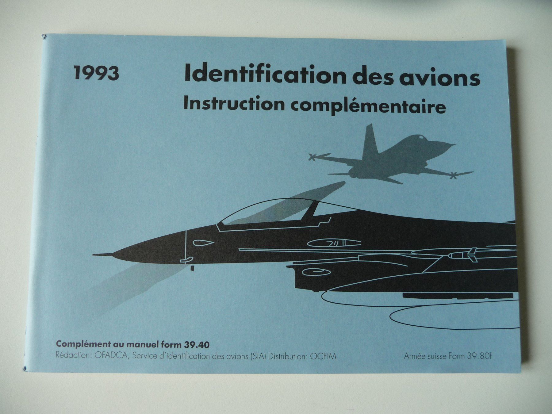 Libri: Reglement Identification des avions 1993 Armée suisse – Nuovo (secondo la descrizione) da Winterthur venduto da ricofly