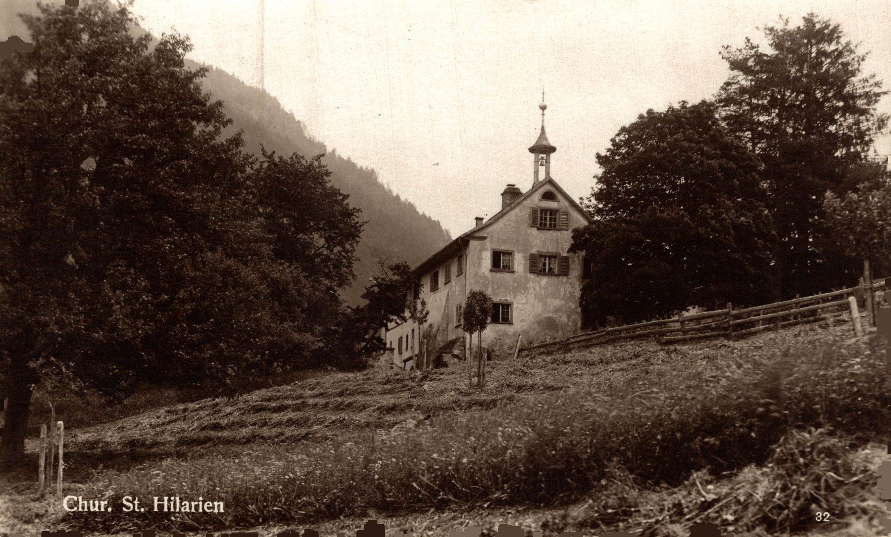 Cartoline postali: Chur. St. Hilarien - Kirche – Usato da Bronschhofen venduto da Astore