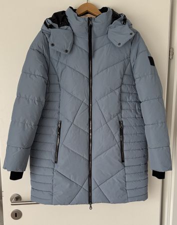 Street One Wintermantel Steppjacke Gr. 40 (M/L) - Hellblau 