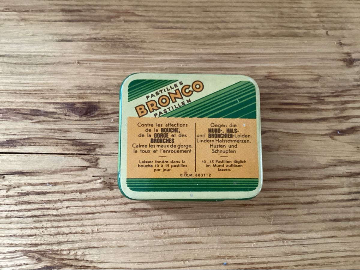 Behälter & Ähnliches: Dose antik, Branko Pastillen, Blechdose – Gebraucht aus Wassen UR von SABDOM 2