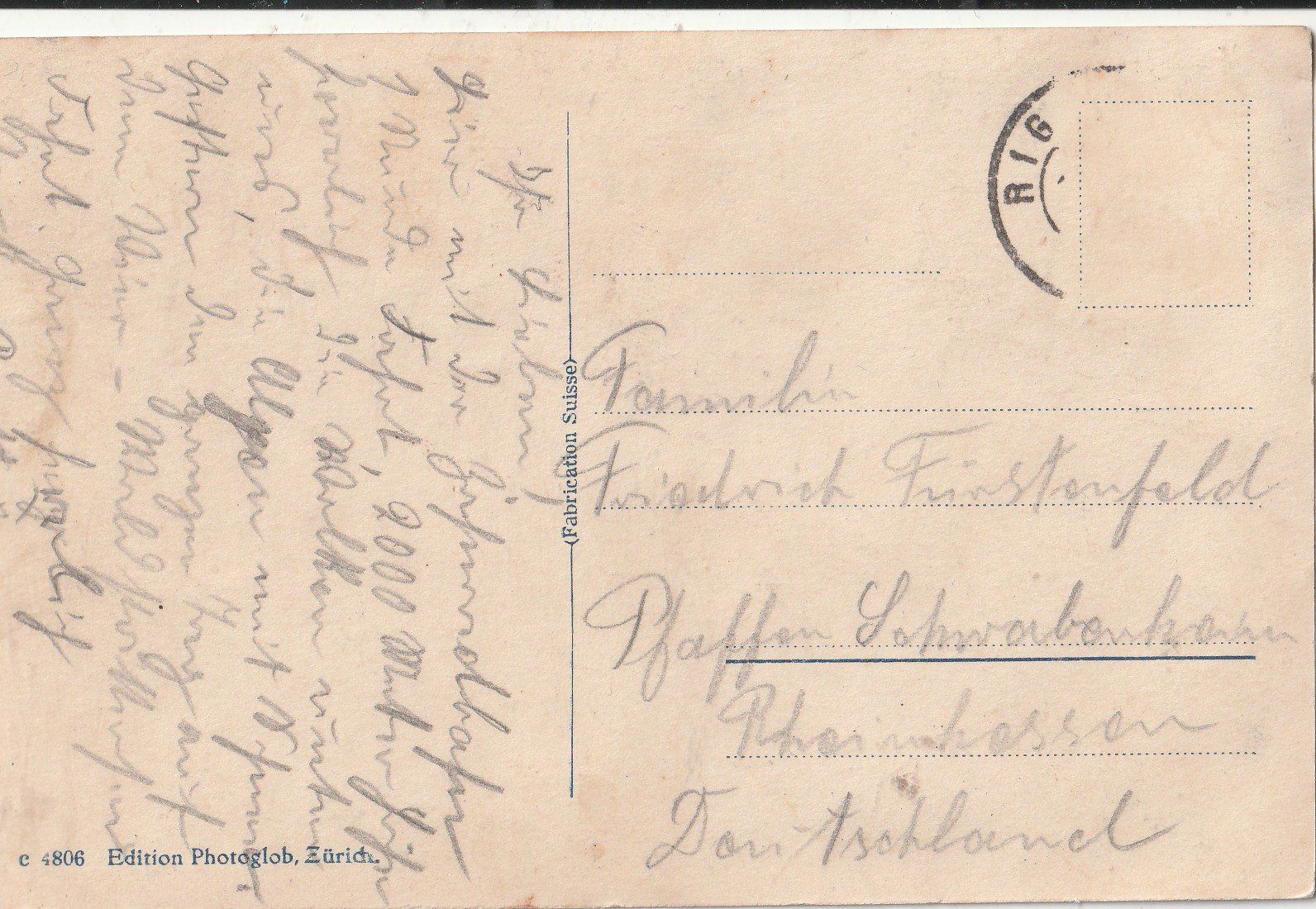 Cartoline postali: Rigi Kulm Berghaus – Usato da Lumbrein venduto da made02 1