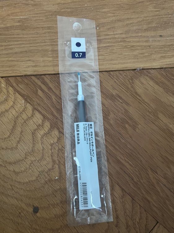 MUJI REFILL Gel Ink Ballpoint Pen 0.7mm BLUEBLACK Kaufen auf Ricardo