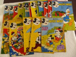 Micky Maus 1974 total 18 Hefte in gutem Zustand