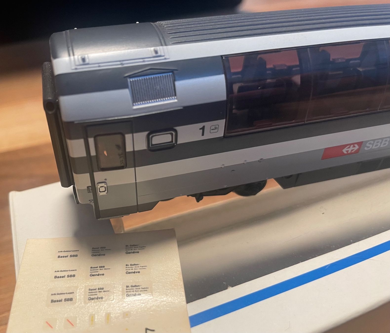 Märklin Modelleisenbahnen: Märklin 4365 Zebra Panoramawagen SBB – Gebraucht aus Staad SG von 4566patrick 1