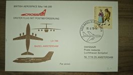 Swissair Basel - Amsterdam 18.06.1990