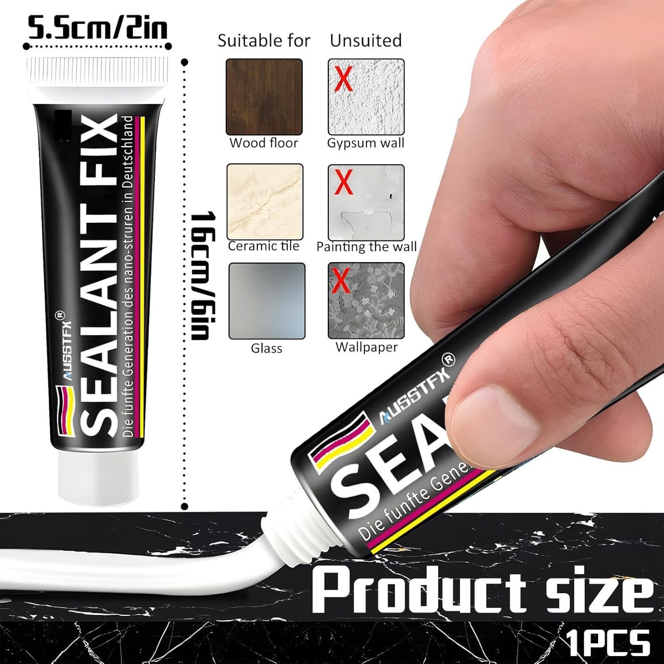 Tutti gli attrezzi: Colle  Tout Usage, 12 ML Colle de Fixation - Super Glue – Nuovo e nell'imballaggio originale da Morges venduto da DA-repa 1