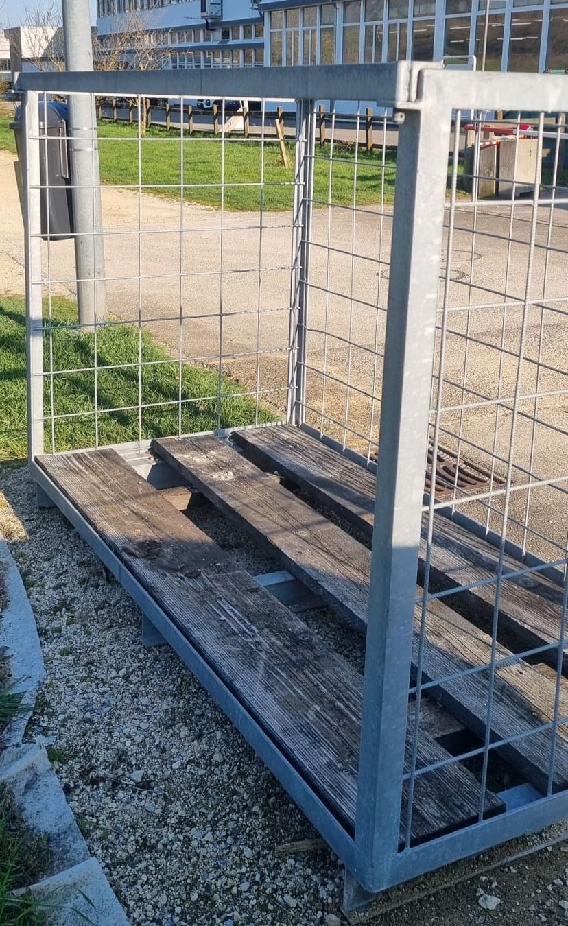 Pallets: GITTERBOX - Palette double Stockage bois - – Usato da DEVELIER venduto da Tatine 1