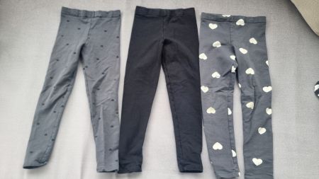 H&M 3 dicke Leggings, 116