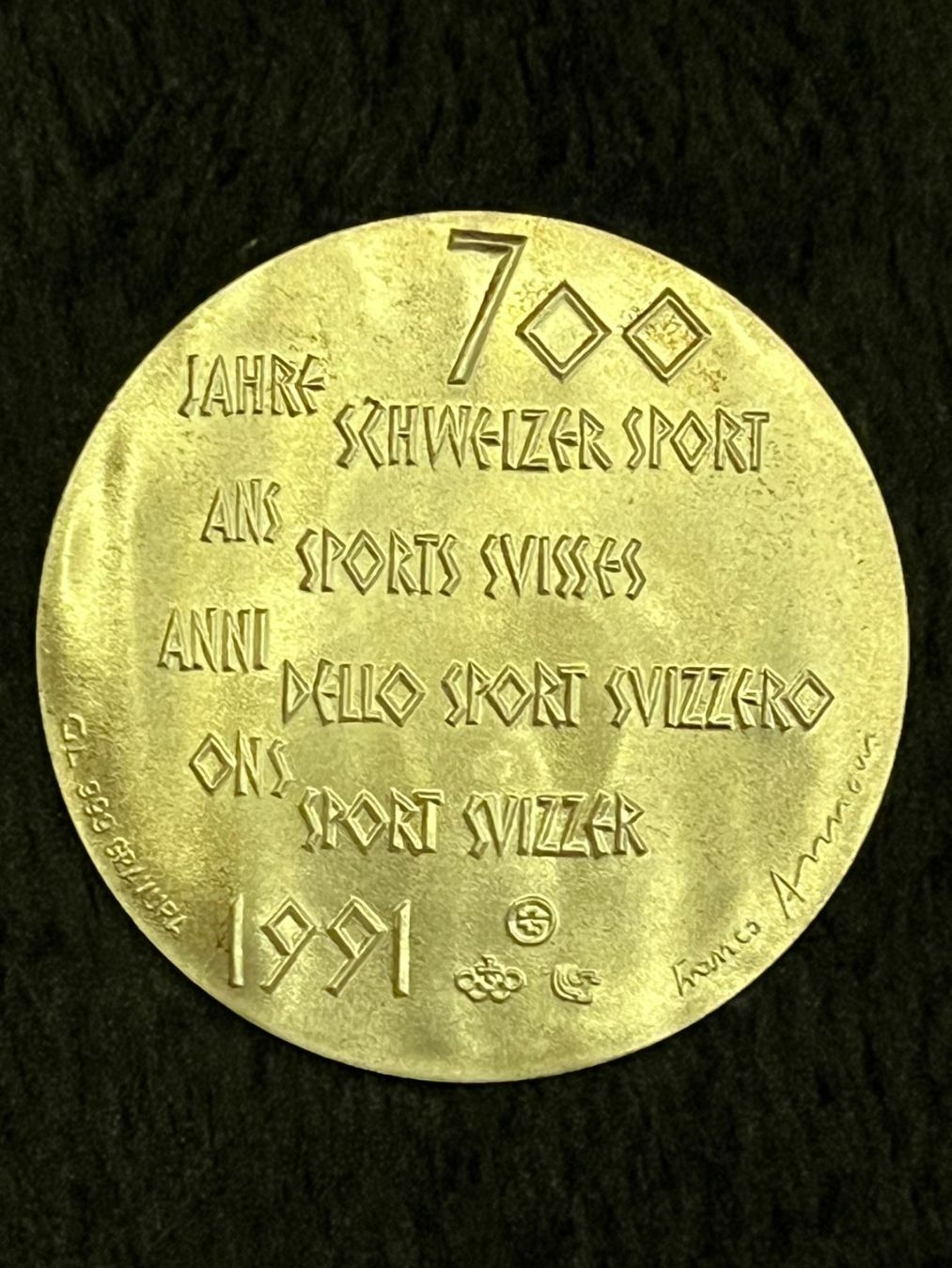 Medaglie: Medaille Silber 999 – Usato da Bettwiesen venduto da wicking27 1