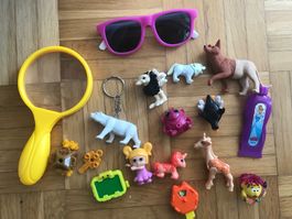 Diverse kleine Spielsachen Lupe Brille Schleich - Porto 3.40