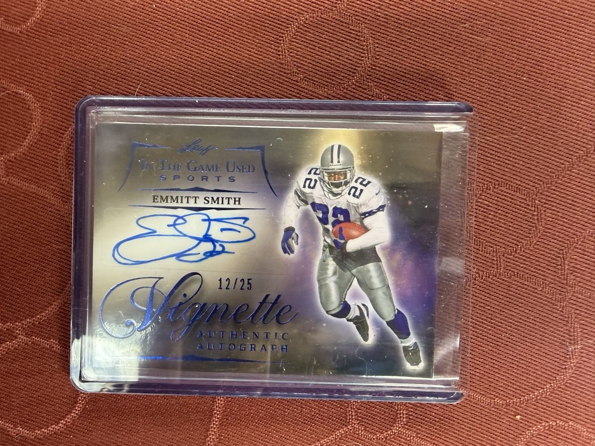 Carte collezionabili: Emmitt Smith Auto /25 – Nuovo (secondo la descrizione) da Uznach venduto da DaniRodrigues7