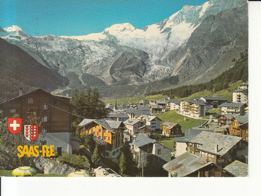 Cartoline postali: Saas Fee 1980 – Usato da Bürglen TG venduto da StampGraf