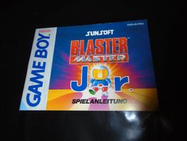Spielanleitung zu Blaster Master JR. GB