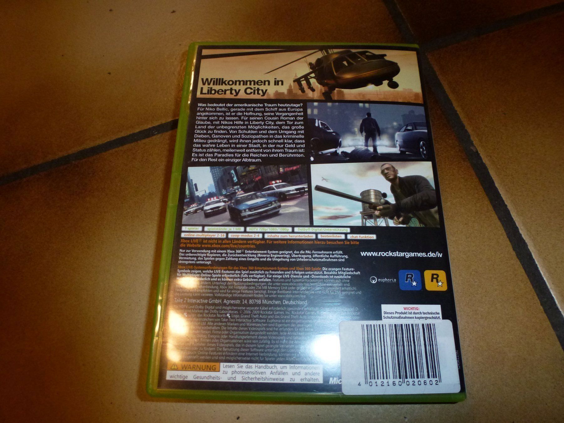 Giochi: Grand Theft Auto IV 4 XBOX 360 – Usato da Olten venduto da Disc-Ausverkauf 2