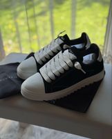 NUMERIS Sneaker Schwarz Weiss Leder Plateau Sohle Grösse 44