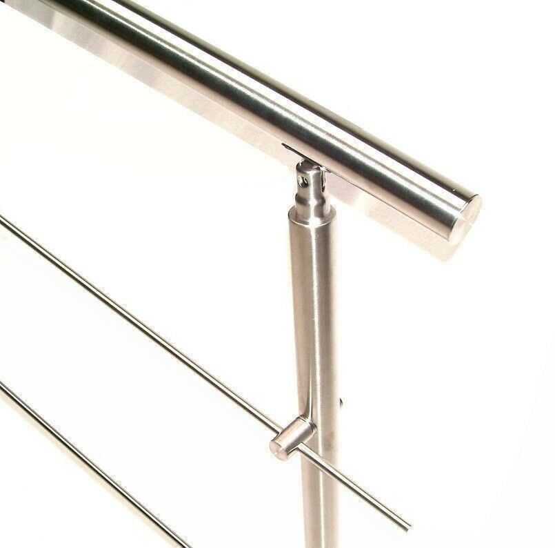 Geländer: 57208 - Edelstahl Treppengeländer 120cm - 2 Querstreben – Neu und originalverpackt aus Wallenwil von toesstal-vertrieb 4