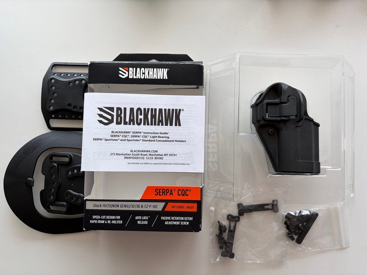Glock Tiro a segno: Blackhawk SERPA CQC Holster Glock 19 – Nuovo (secondo la descrizione) da Herisau venduto da Steftx 1