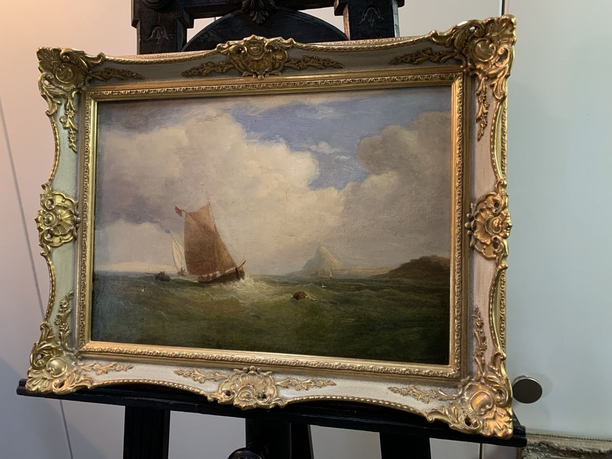 Dipinti: Segelschiff auf stürmischer See – Usato da Wolfhalden venduto da SecondAntique