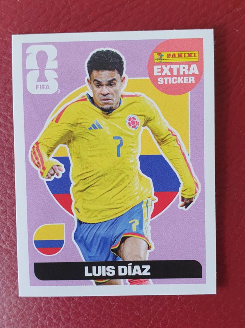 Panini Sammelbilder & Trading cards: Panini Extra Sticker WM 2026, LUIS DĪAZ – Neu (gemäss Beschreibung) aus Winterthur von Heazint